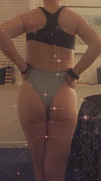 Cute feminine sissy slut posing in my sports bra - ready to be your lil whi...