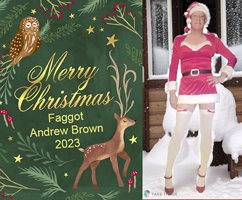 Faggot Andrew Brown Wishes His NTN Friends a Merry Xmas