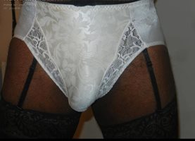 Panty Bulge in stockings