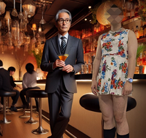 Executive enjoys his feminine side in a  luxurious crossdressing bar (pics ...