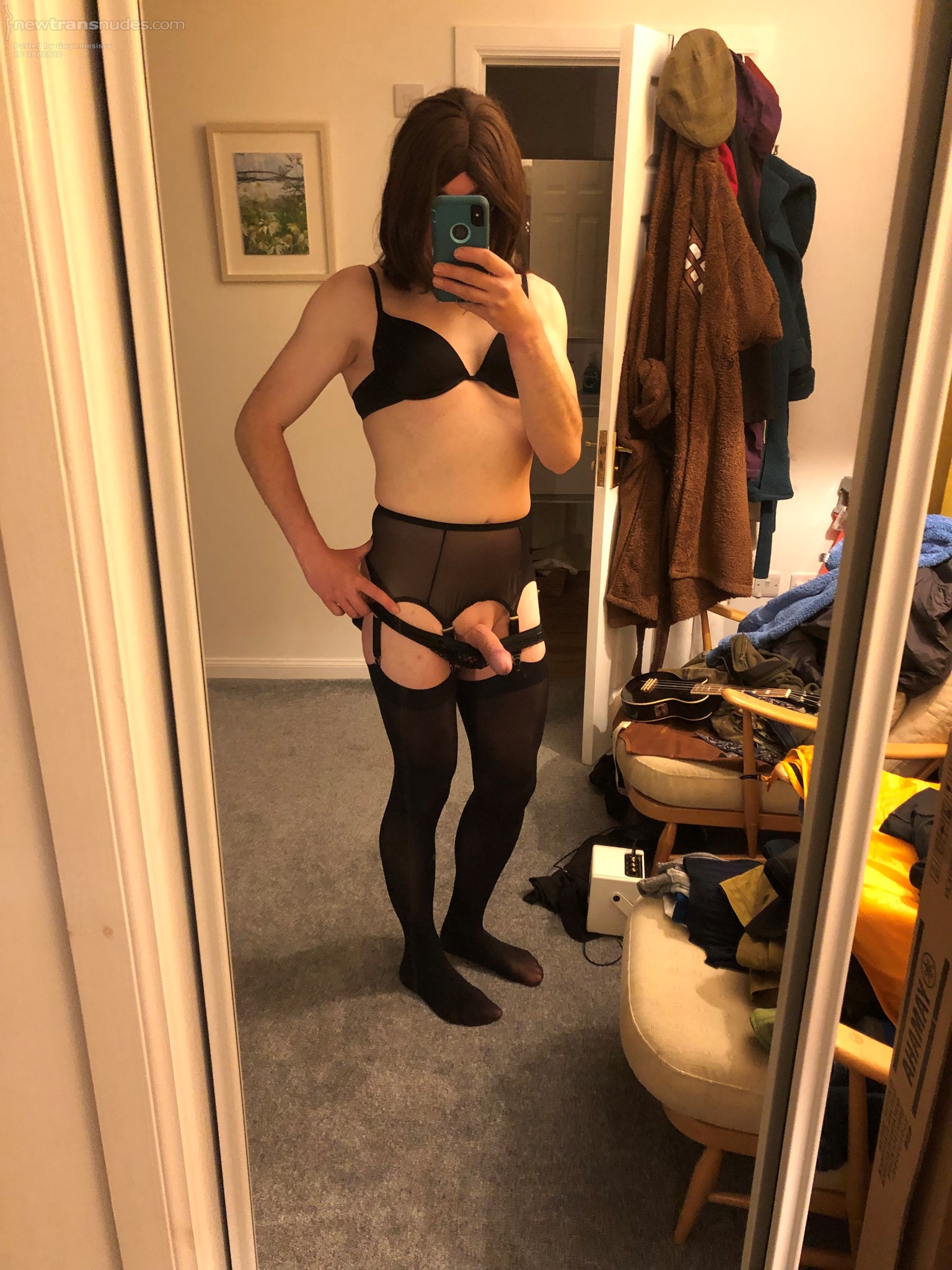 Dressing to please and tease! Xx