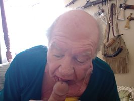 licking a cock lollypop