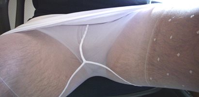 white tights upskirt