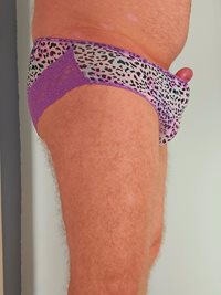 Panties always get me hard. don't usually wear myself but love the feel of ...