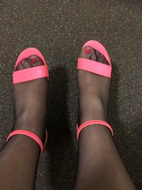 Love my NEW pink heels