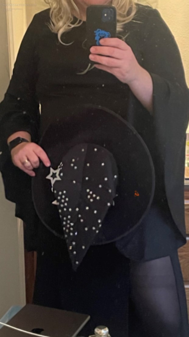 More of my costume. Feeling witchy.
