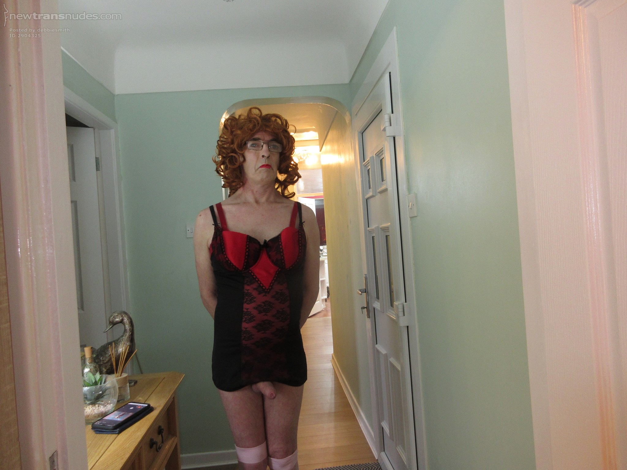 Master George will love taking Debbie is this sexy outfit