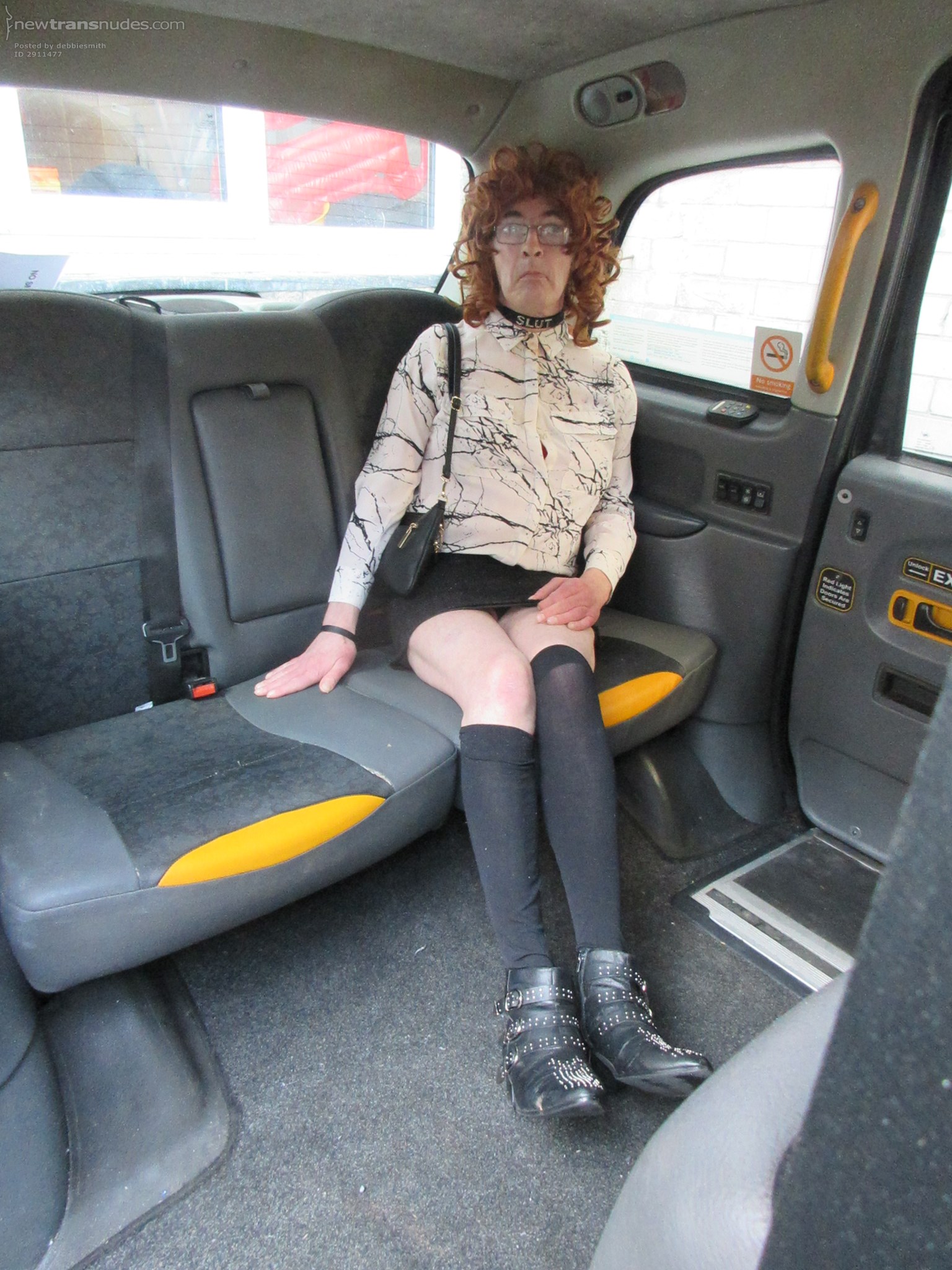 Debbie the slut out and about with her boyfriend