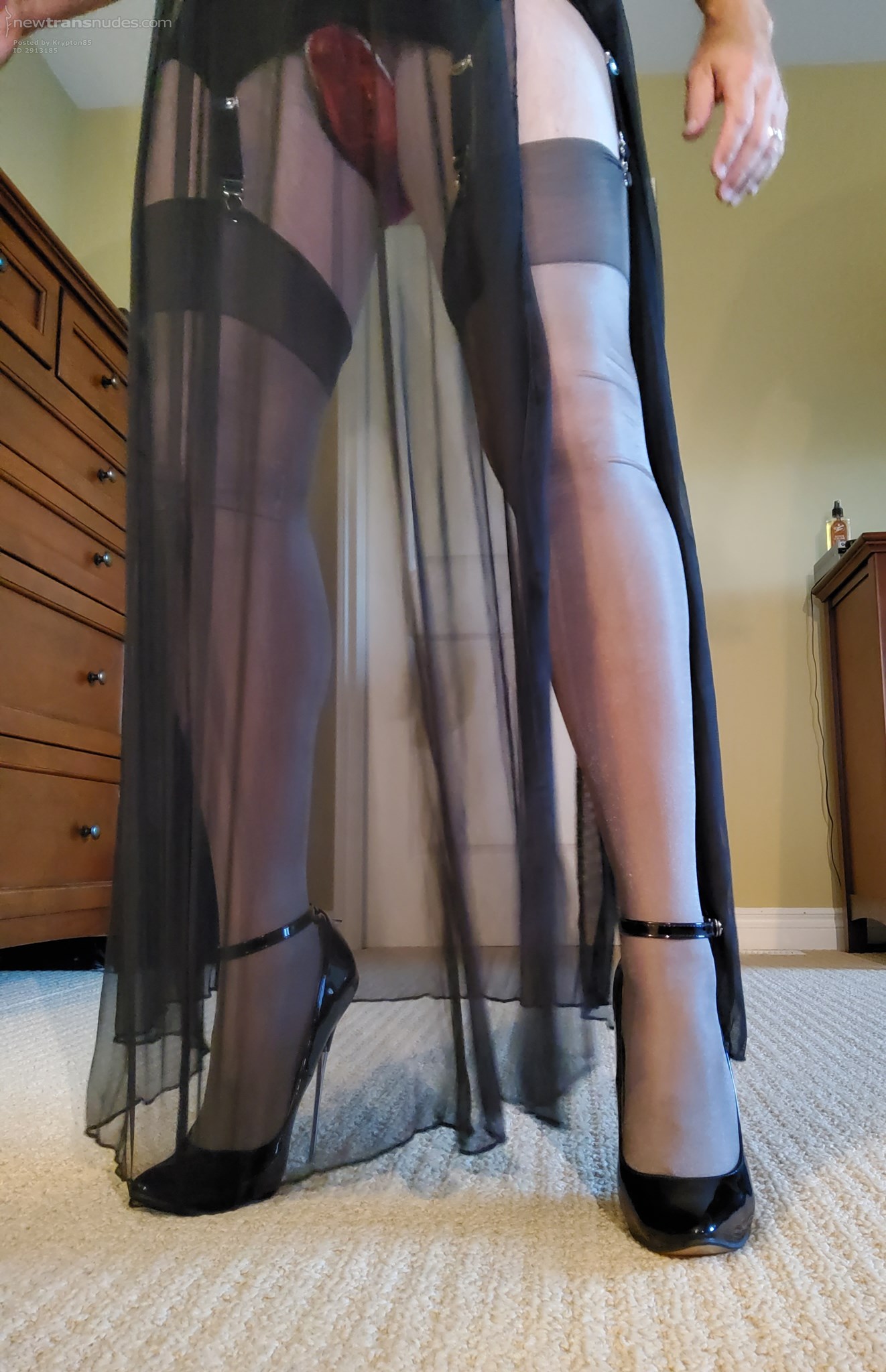 Sheer skirt