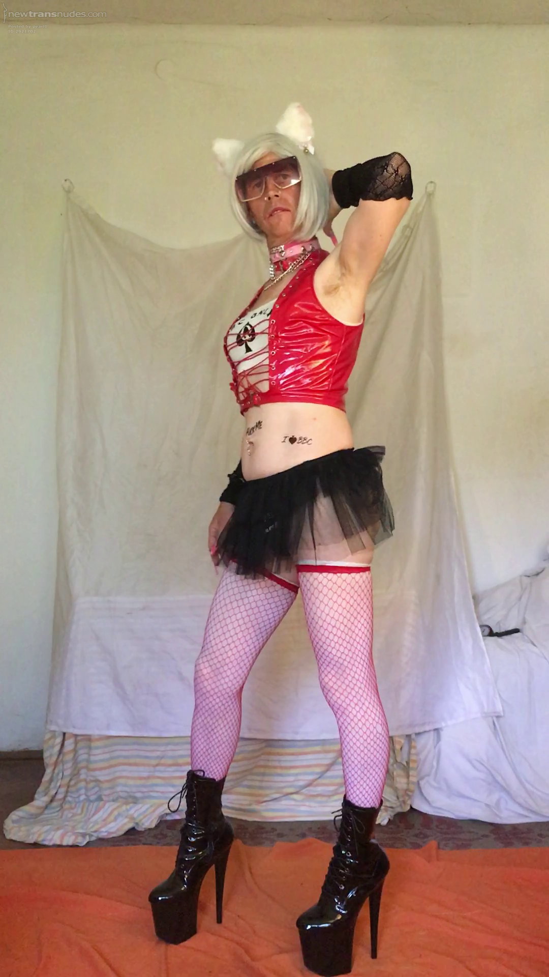 BBC only  Red and black outfit  PearlCD