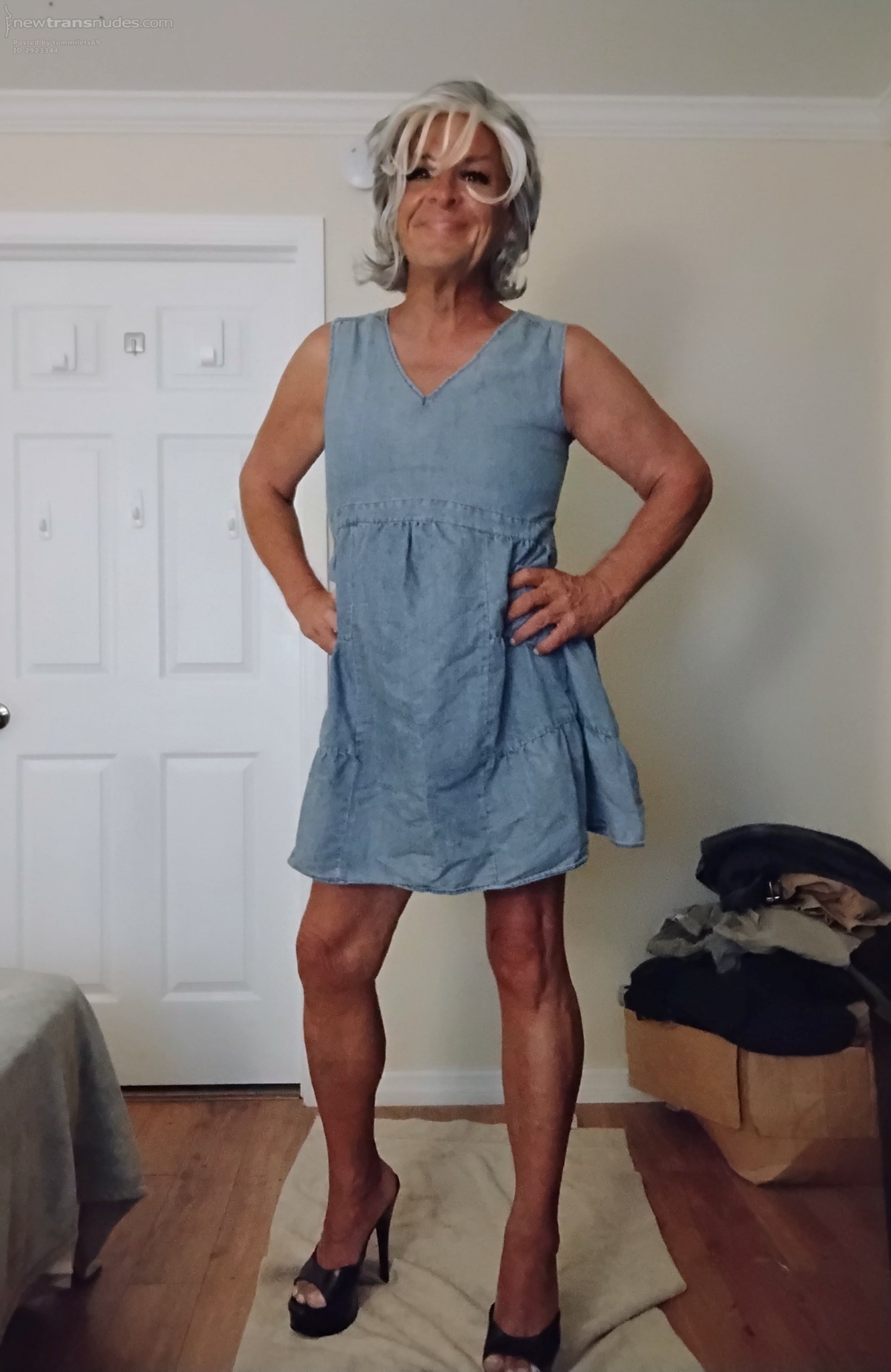 Denim dress