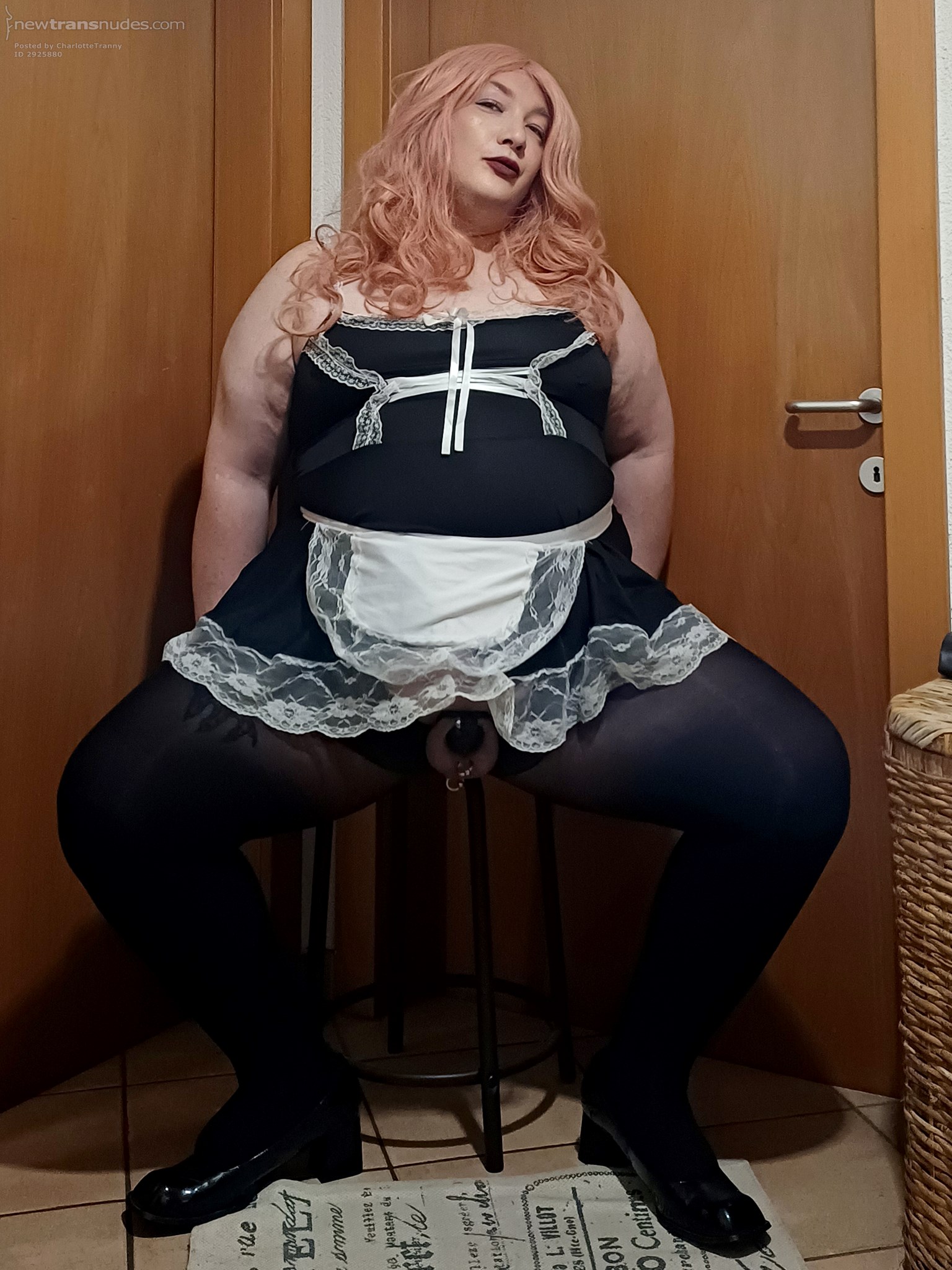 Locktober day 2! I am such a fat sissy maid slut!