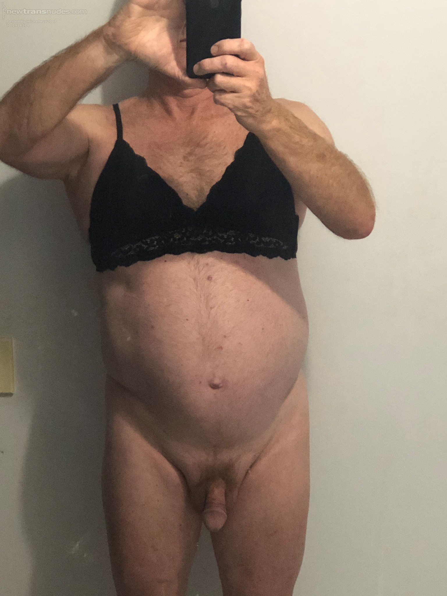 Black bra and panties