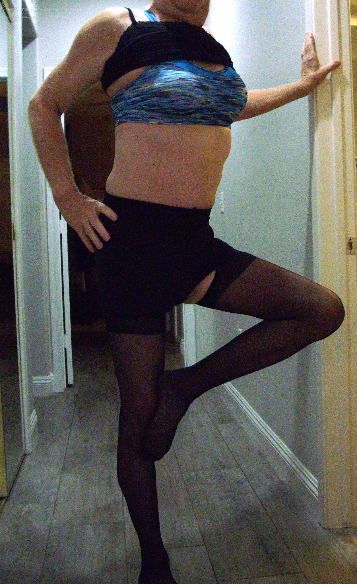 Showing off in black