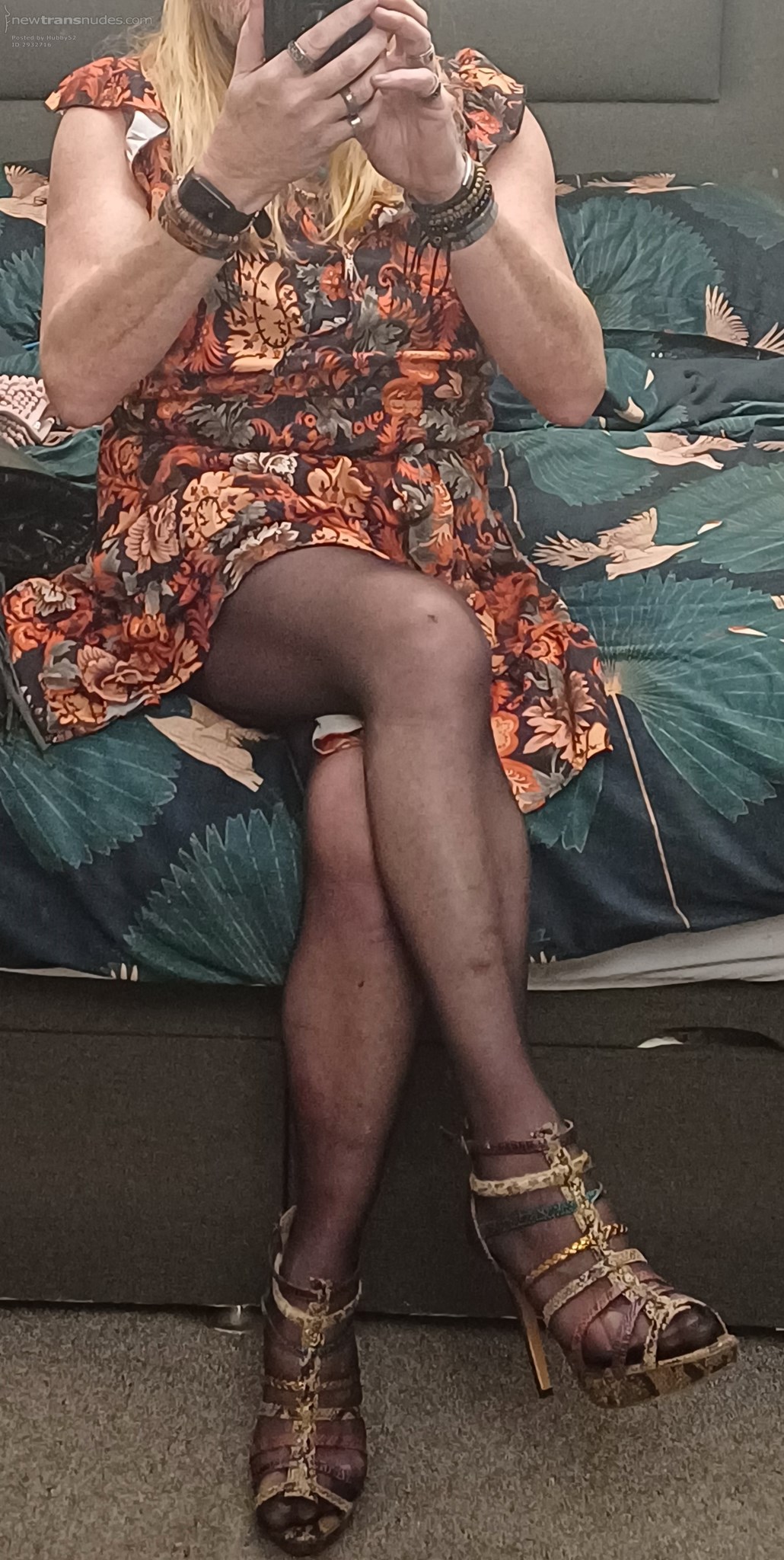 Last nights female attire while watched films with my wife!