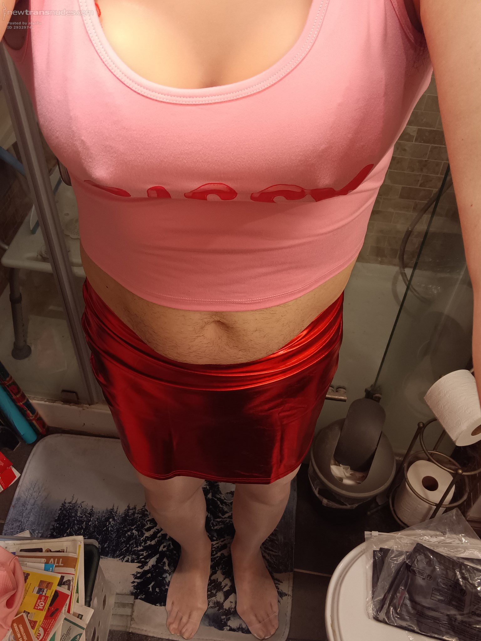 New Sissy themed outfits red mini
