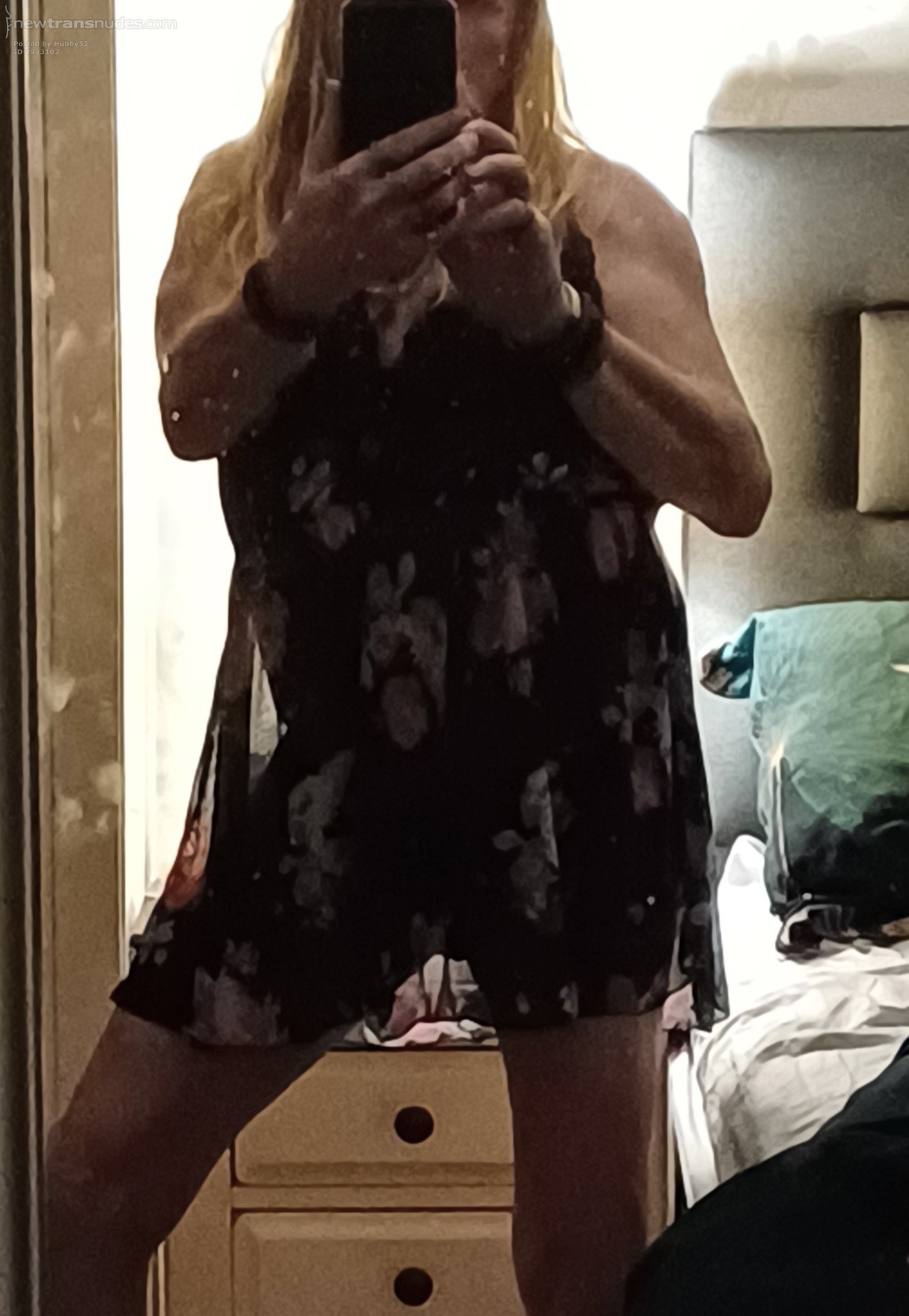 Backlit in my nightie