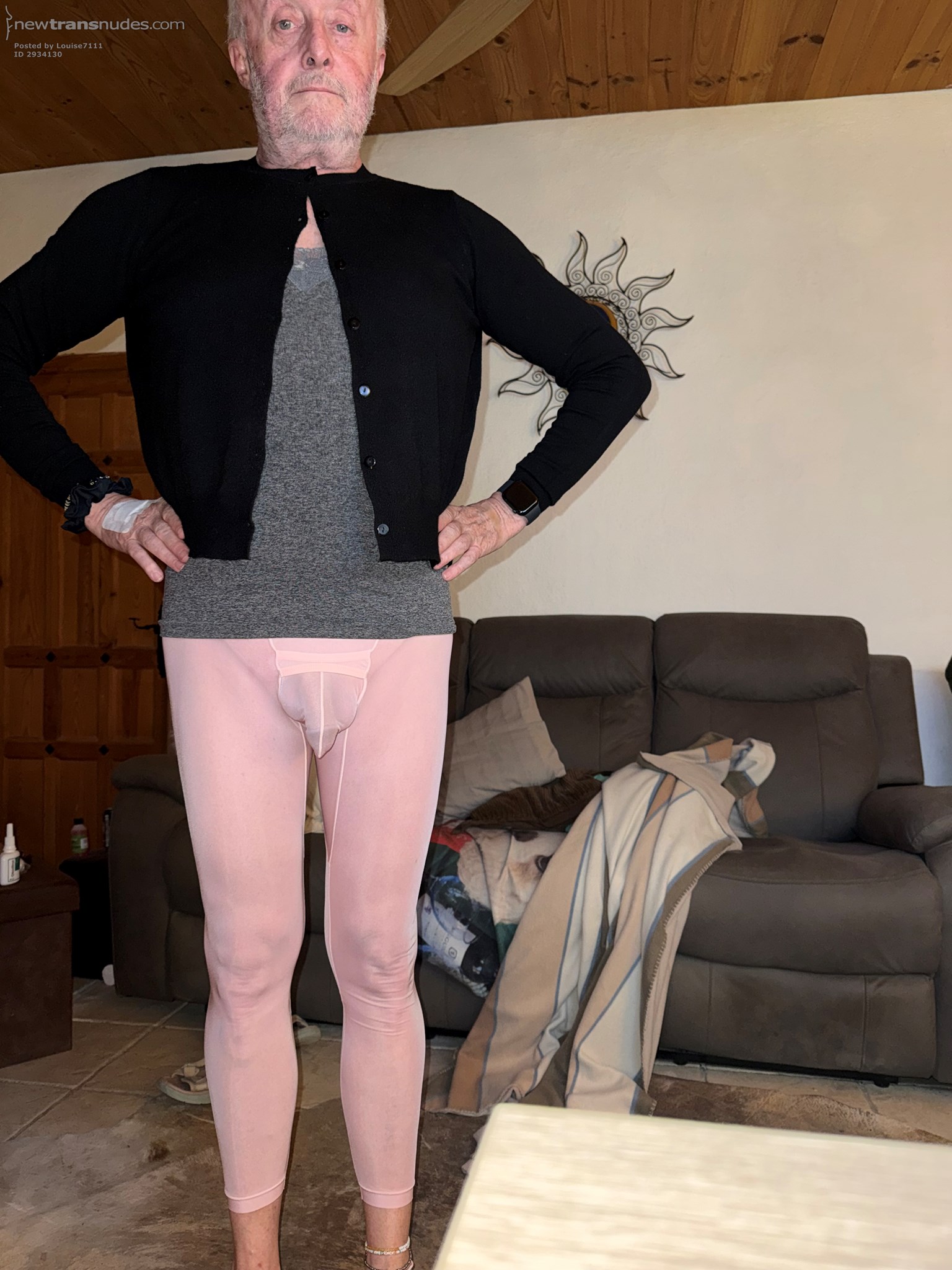 Love my knew super sheer leggings