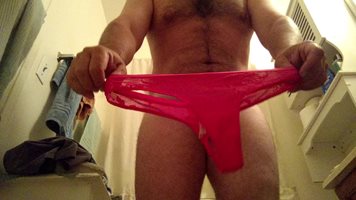On Gossamer thong I wore, I really liked the sheerness of this one