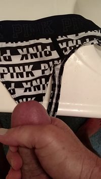Cumming on my panties. I've been trying to upload these vids for day.