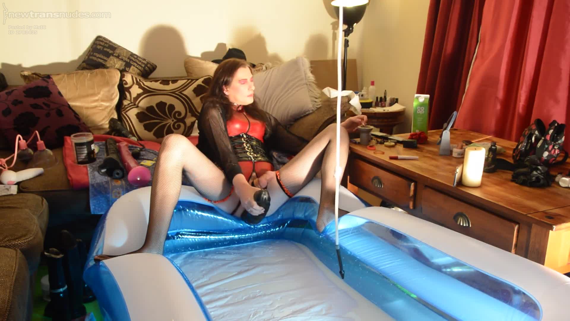 Isabella loves Milk up her Pussy for Fucking with...