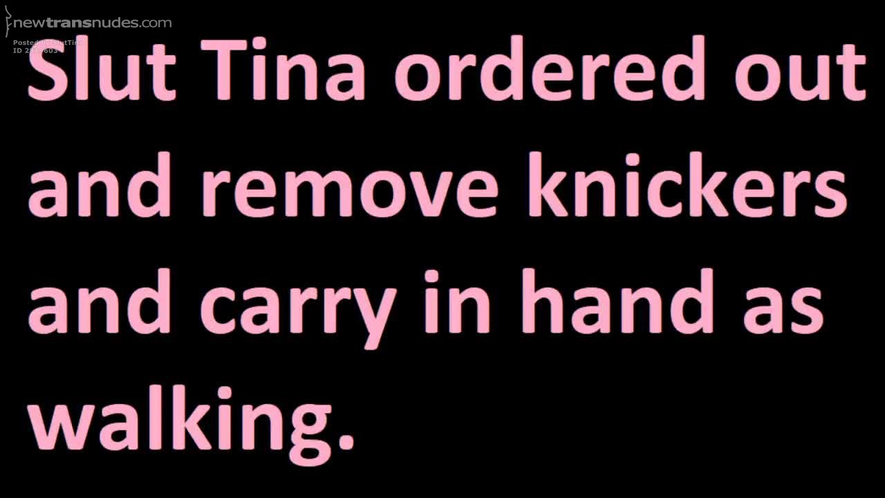 Me out walking and removing knickers while out