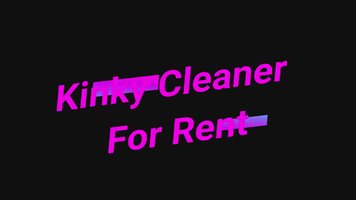 Cleaner for rent!