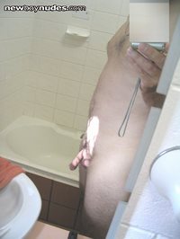 Me about to have a shower...would anyone like to wash me?
