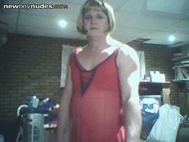 Lady in red, any body want to fuck?