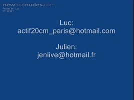 Julien sucking Luc