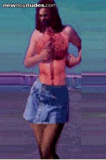 Skirt and tights on the beach - feels mmm nice!