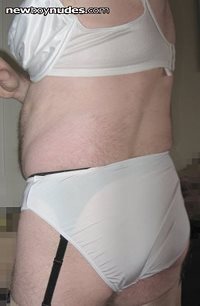 I luv nice smooth white panties and bras best !!