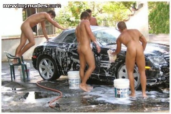 The boys clean my car  every week