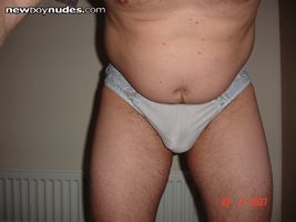 Would you like me to pose for pics for you in my wifes undies