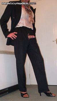 How do I look in a trouser suit ?