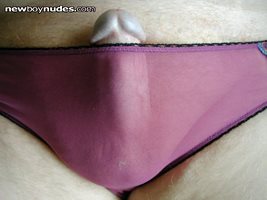Who Likes My Purple Sheer Panty?