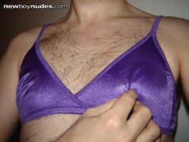 Mom's purple bikini
