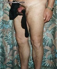 Masturbation with nylons.