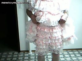frilly pink bloomers