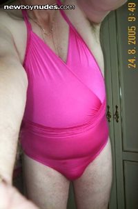Pink swimsuit