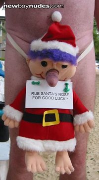 This Santa cum's more than once a year.