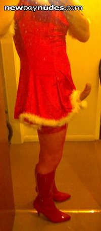 lucy as sexy santa!!!