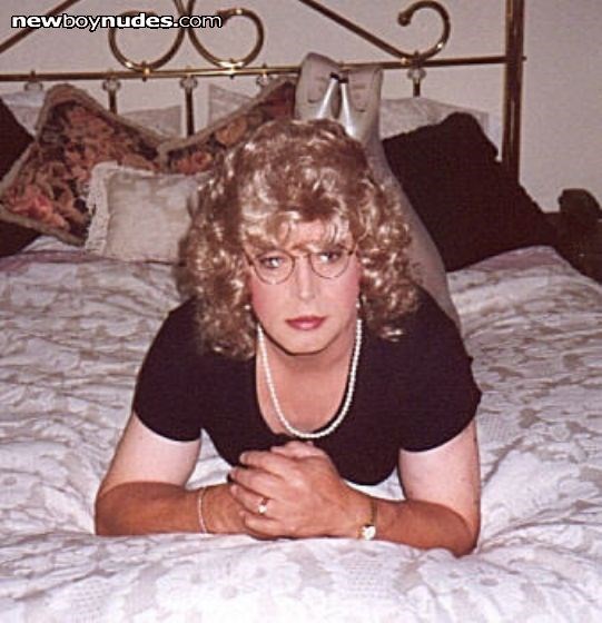 Me on bed needing some fun!