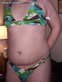 Me in my sister's bikini. All comments and messages welcome.