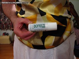BioFreeze - Chemical torture treat.  Master came by for a short while with ...