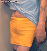 Do you like my yellow skirt? PM & comments are welcome.