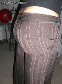 another ex-gurlfriend left these pants and a pair of boycut panties by acci...