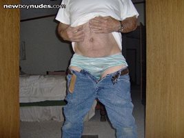 Panties under my jeans