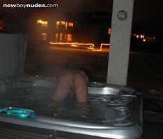 needing a hot cock, in the hot tub