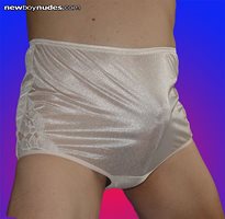 some excitement in full nylon briefs